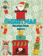 Coloring Book: Christmas Coloring Book for Kids: Christmas Symbols to Color for Children Ages 4 - 8