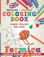 Coloring Book: English - Italian I Learn Italian for Kids I Creative Painting and Learning.