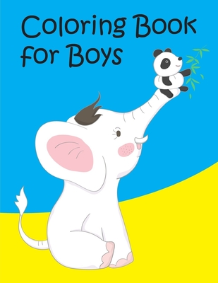 Coloring Book For Boys: Coloring Pages with Funny, Easy Learning and Relax Pictures for Animal Lovers - Mimo, J K
