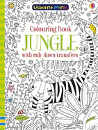 Colouring Book Jungle with Rub Downs