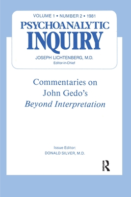 Commentaries: Psychoanalytic Inquiry, 1.2 - Silver, Donald (Editor)