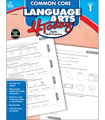 Common Core Language Arts 4 Today, Grade 1 - Ritch, Jeanette Moore