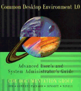 Common Desktop Environment 1.0: Advanced User's and System Administrator's Guide