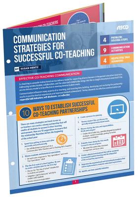 Communication Strategies for Successful Co-Teaching (Quick Reference Guide) - Hentz, Susan