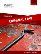 Complete Criminal Law: Text, Cases, and Materials