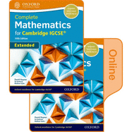 Complete Mathematics for Cambridge IGCSE (R) Student Book (Extended): Print & Online Student Book Pack