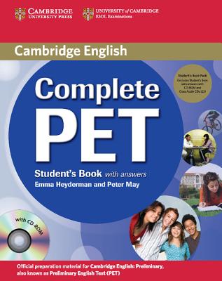 Complete PET Student's Book Pack (Student's Book with answers with CD-ROM and Audio CDs (2)) - Heyderman, Emma, and May, Peter