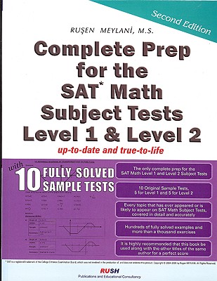 Complete Prep for the SAT Math Subject Tests Level 1 & Level 2 - Meylani, Rusen