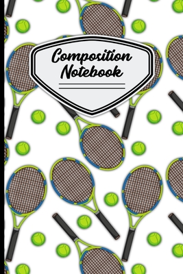 Composition Notebook: 6" X 9" Tennis Pattern - Designs, Alledras