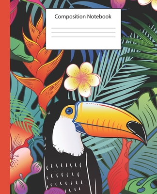 Composition Notebook: Animal Print Pelican Notebook-Wide Ruled School Notebook- Exotic Zebra Cover-150 pages - Notebooks, Not Your Ordinary