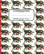 Composition Notebook: Day of Dead Cat Notebook for School Office Home Student Teacher Use Wide Ruled - 100 Sheets - 200 Pages - 9 1/4 X 7 1/2 In. / 24.77 X 19.0cm