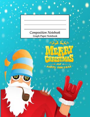 Composition Notebook Graph Paper Notebook: Wide Ruled School Office Home Student Teacher College Ruled 110 Pages - Christmas - Publishing, Paper Kate