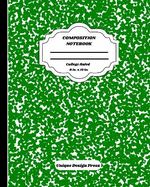 Composition Notebook Green