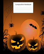 Composition Notebook: Halloween Themed NotebookPerfect for Party Favors, School Notes, Gifts, Diary, Creative Writing