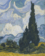 Composition Notebook Van Gogh Wheat Field with Cypresses, 1889: Soft Cover Daily Journal Notebook College Ruled Exercise Book (7.5 X 9.25) 200 Pages to Write in for Adults, Kids, Students, Teachers