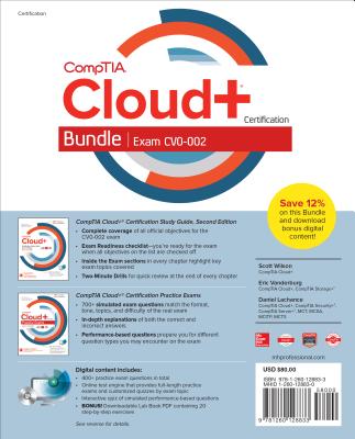 Comptia Cloud+ Certification Bundle (Exam Cv0-002) - Wilson, Scott, and Vanderburg, Eric A, and LaChance, Daniel