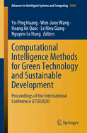 Computational Intelligence Methods for Green Technology and Sustainable Development: Proceedings of the International Conference Gtsd2020