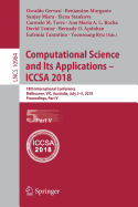 Computational Science and Its Applications - Iccsa 2018: 18th International Conference, Melbourne, Vic, Australia, July 2-5, 2018, Proceedings, Part V