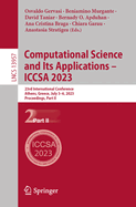 Computational Science and Its Applications - ICCSA 2023: 23rd International Conference, Athens, Greece, July 3-6, 2023, Proceedings, Part I