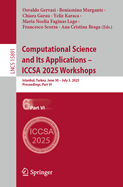 Computational Science and Its Applications - ICCSA 2025 Workshops: Istanbul, Turkey, June 30 - July 3, 2025, Proceedings, Part VI