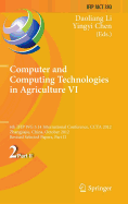 Computer and Computing Technologies in Agriculture VI: 6th Ifip Tc Wg 5.14 International Conference, Ccta 2012, Zhangjiajie, China, October 19-21, 2012, Revised Selected Papers, Part II