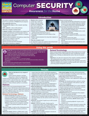 Computer Security: QuickStudy Laminated Reference Guide - Cyborski, Shannon