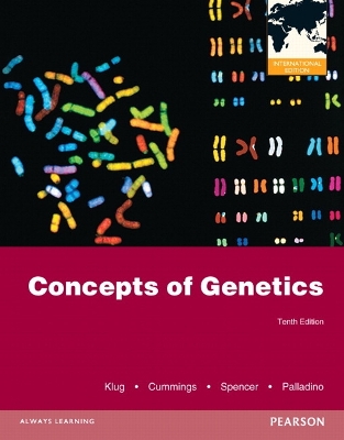 Concepts of Genetics Plus Mastering Genetics with eText -- Access Card Package: International Edition - Klug, William S., and Cummings, Michael R., and Spencer, Charlotte A.