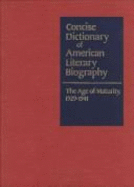 Concise Dictionary of American Literary Biography: Broadening Views, 1968-1988