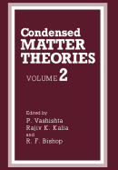 Condensed Matter Theories: Volume 2