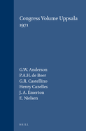 Congress Volume - Uppsala 1971