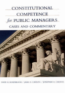 Constitutional Competence for Public Managers: A Casebook