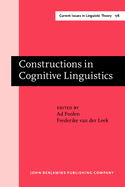 Constructions in Cognitive Linguistics: Selected Papers from the Fifth International Cognitive Linguistics Conference, Amsterdam, 1997
