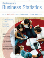 Contemporary Business Statistics with Canadian Applications, Third Canadian Edition