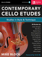 Contemporary Cello Etudes Studies in Style & Technique Book/Online Audio