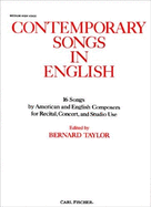 Contemporary Songs in English - Taylor, Bernard (Editor)