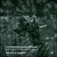Contentement passe richesse: Music for Viol and Theorbo from the Goss Tablatures - Little Consort