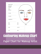 Contouring Makeup Chart: Paper Chart for Makeup Artist