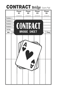 Contract Bridge Sheet: Contract Bridge Score Pads