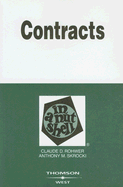 Contracts in a Nutshell - Rohwer, Claude D, and Skrocki, Anthony M