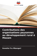 Contributions des organisations paysannes au dveloppement rural  Mezam