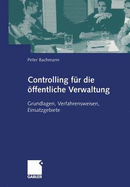Controlling Fr Die ffentliche Verwaltung