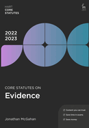 Core Statutes on Evidence 2022-23