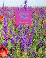 Cornell Notes Notebook: Blank line journal for high school, college, university student, men, Women, size 8X10 inches,150 pages, Lecture, Note taking system for School and University, awesome cover, purple, red, flower graden