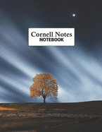 Cornell Notes Notebook: Efficient Note Taking System For College and University Students: Night Sky Tree