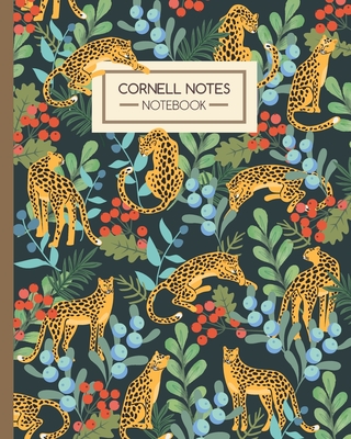 Cornell Notes Notebook: Leopards In The Jungle - Journal Note Taking 