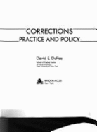 Corrections: Practice and Policy