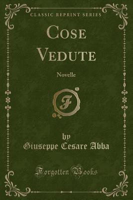 Cose Vedute: Novelle (Classic Reprint) - Abba, Giuseppe Cesare