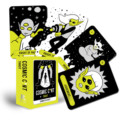 Cosmic C*nt Tarot: 78 Cards and 112-Page Book - West, Sam, and Rook, Sam