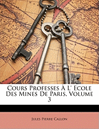 Cours Professes A L' Ecole Des Mines de Paris, Volume 3