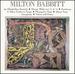 Milton Babbitt: an Elizabethan Sextette